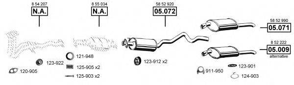 ASMET OP051020 Exhaust System